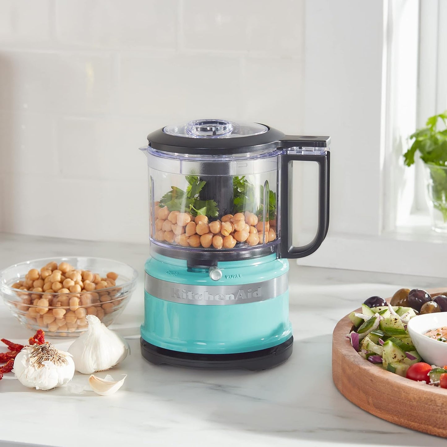 KitchenAid 3.5 Cup Food Chopper KFC3516CU, Contour Silver