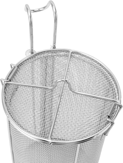 Stainless Steel Spice Seasoning Strainer, Collapsible Tea Strainer, Soup Seasonings Seperation Basket with High Extension Handle Design for Cooking Brines Soups Spices