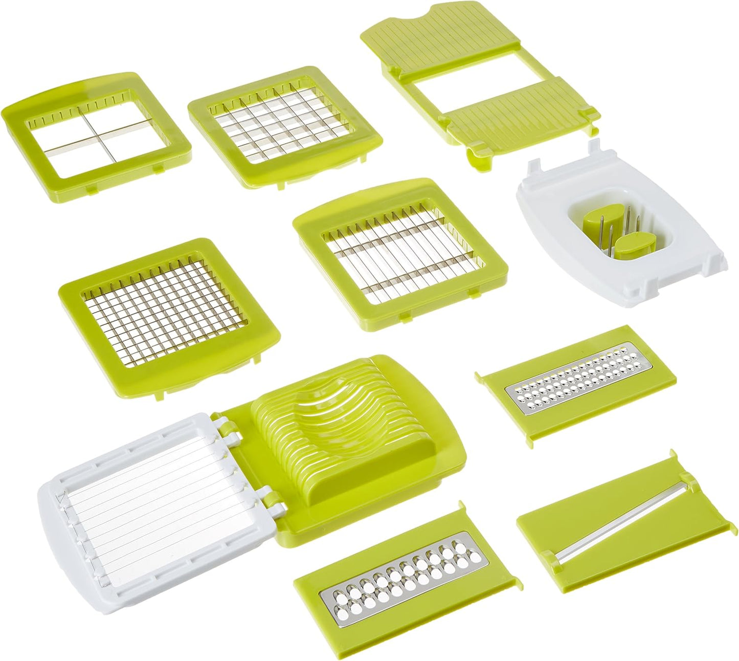 Megachef 8-in-1 Multi-Use Slicer Dicer and Chopper Kitchen Multi-Use Tool Mandoline, Vegetable and Fruit Peeler and Soft Slicer (930103072M)