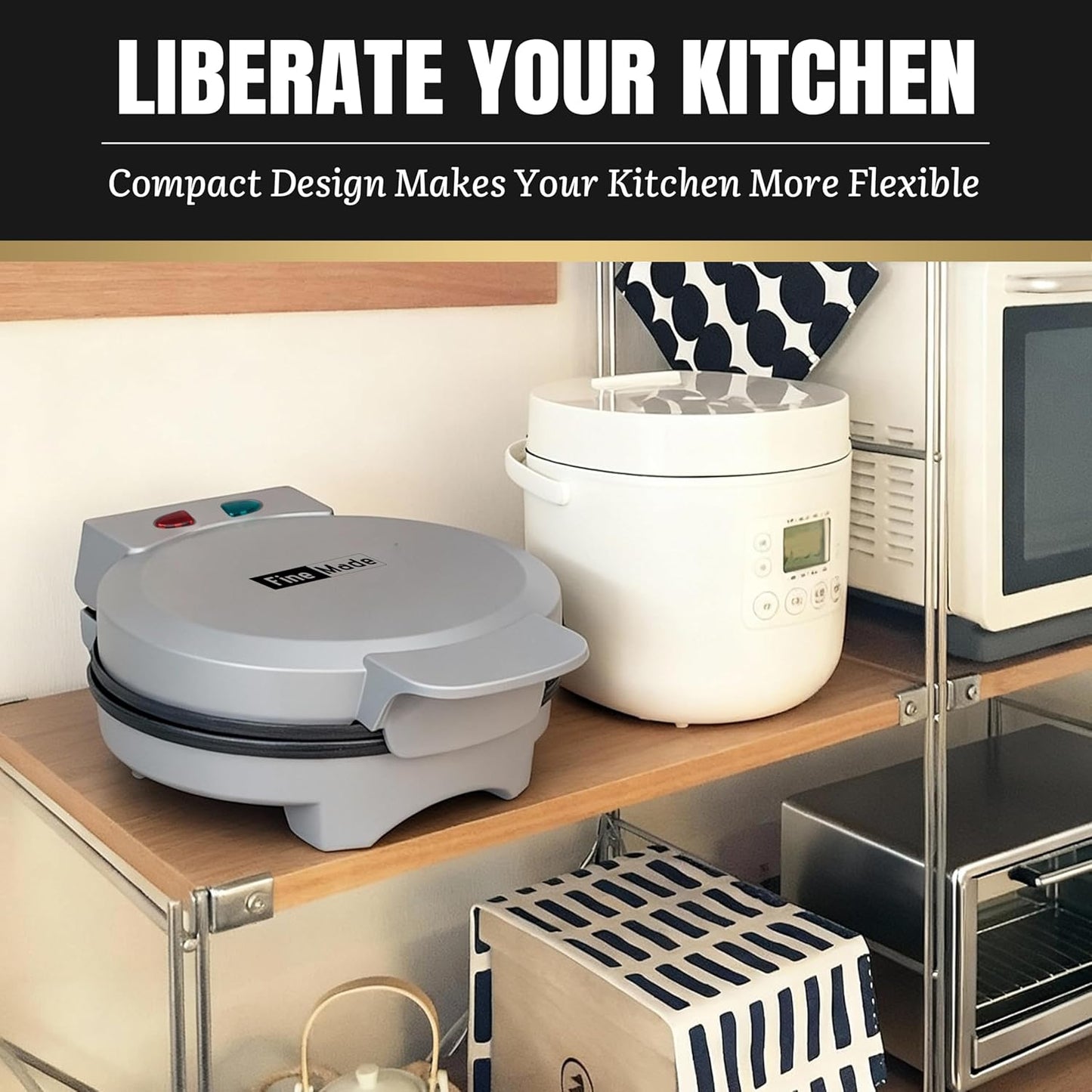 FineMade Electric Empanada Maker Machine with Press Mold,Large Dumpling Maker Press,Pierogi Maker Press Machine,Make 4 Psc of 6 Inches Large Empanadas,Jamaican Beef Patties,Calzones,Pocket Pies,Black
