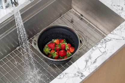 Better Houseware Silicone & Stainless Steel Collapsible Colander – 9.5" Diameter