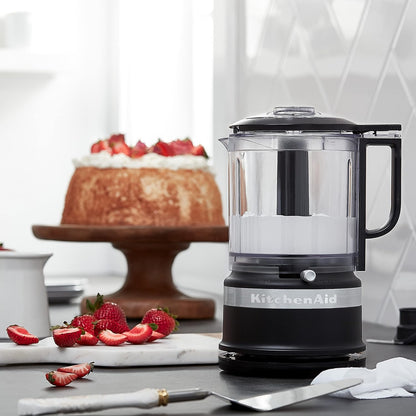 KitchenAid 5 Cup Food Chopper KFC0516BM, Matte Black