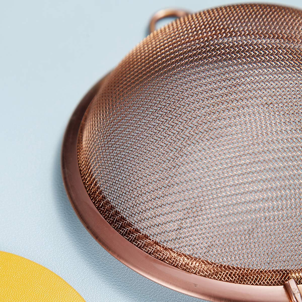 Kyraton Fine Mesh Strainer 6 Pieces Set, Flour Sifter For Baking, Stainless Steel Clander, Matcha Tea Strainer, Gravy Separator, Stasher Sieve Pasta Strainers