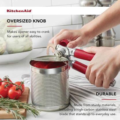KitchenAid Gourmet Multifunction Can Opener/Bottle Opener, 8.36-Inch, Black