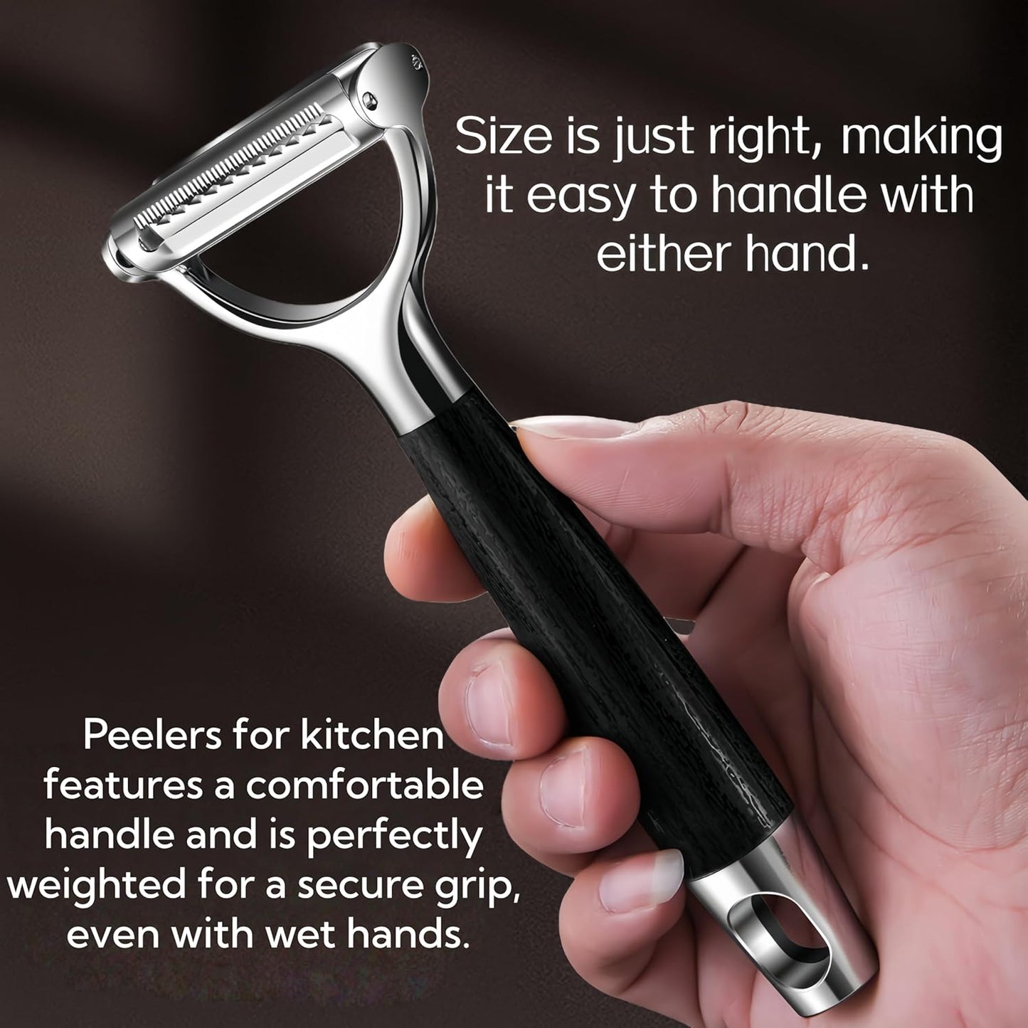 Multifunctional Vegetable Julienne Peeler for Kitchen, Camping and Travel
