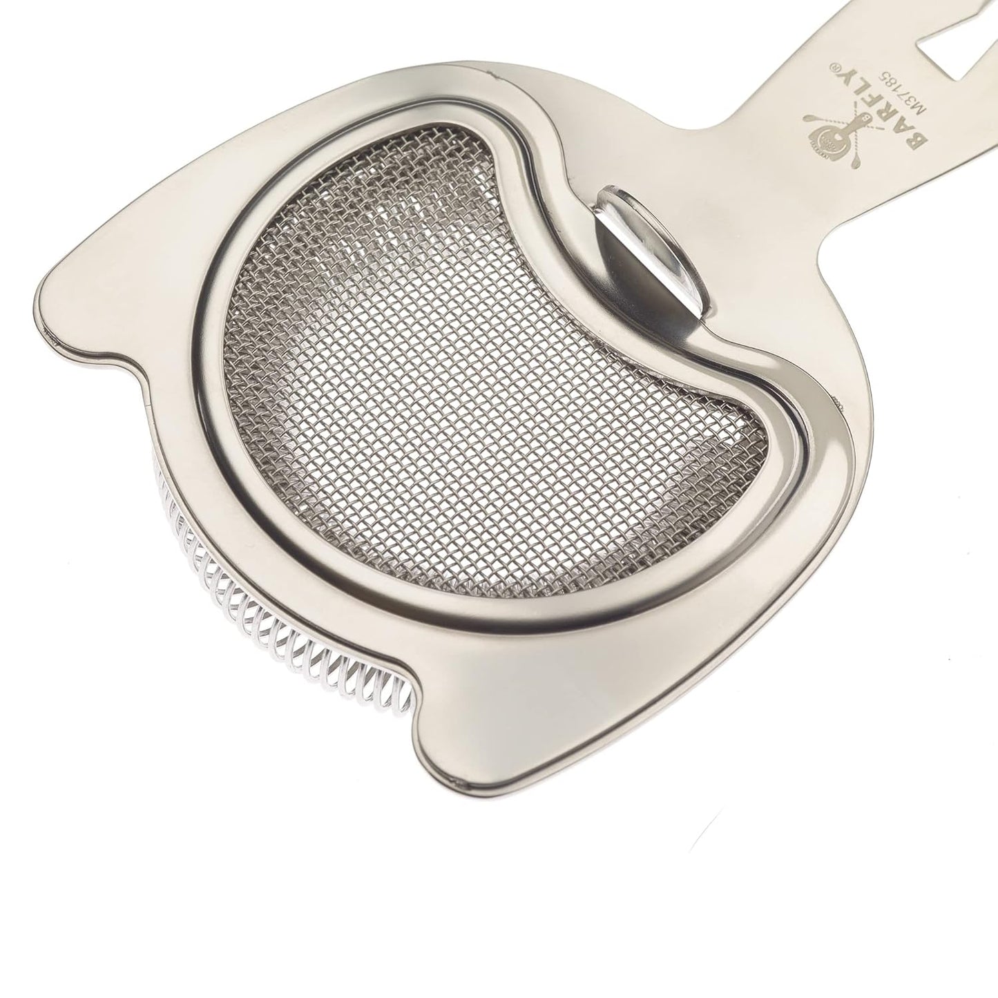 Barfly Fine Mesh Spring Strainer, Black