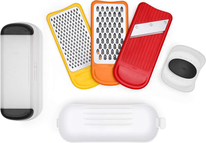 OXO Good Grips Spiralize Grate & Slice Set, Multi color