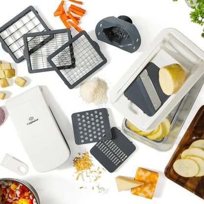 Calphalon Aero 5 in 1 Vegetable Chopper and Dicer, Food Chopper with Container