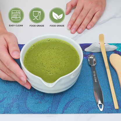 Maredash Matcha Whisk Set,Matcha Whisk,Matcha Set,Bamboo Whisk,Matcha Kit,Chasen Matcha Stirrer,Made from 100% Natural Bamboo,Durable and perfect for making matcha tea