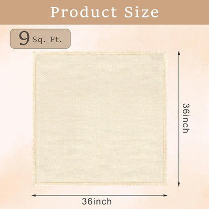 Cheese Cloths, 10Pcs 20x20 Inch Grade 100 Precut Cheese Cloths for Straining, Cotton Unbleached, Reusable Muslin Cheesecloth for Straining, Making Yogurt, Juice, Cooking Turkey