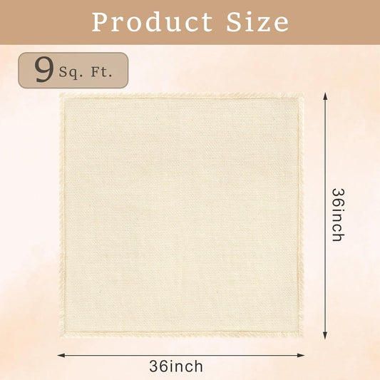 Cheese Cloths, 10Pcs 20x20 Inch Grade 100 Precut Cheese Cloths for Straining, Cotton Unbleached, Reusable Muslin Cheesecloth for Straining, Making Yogurt, Juice, Cooking Turkey