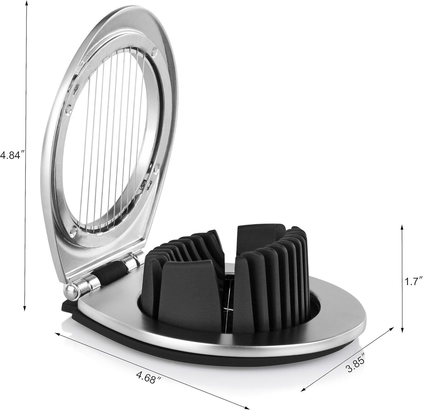 New Star Foodservice 36459 Commercial Grade Aluminum Egg Slicer, Mushroom Slicer with Stainless Steel Wire (Hand Wash Only)
