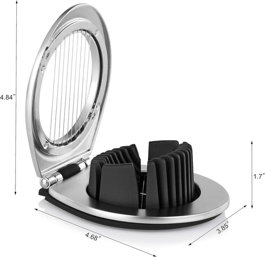 New Star Foodservice 36459 Commercial Grade Aluminum Egg Slicer, Mushroom Slicer with Stainless Steel Wire (Hand Wash Only)