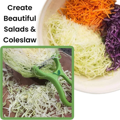 ALAZCO 3 Pack BPA-FREE Premium Swivel Fruit Vegetable Peeler Ergonomic Comfort Hold Handle Ultra Sharp Steel Blades Ideal Kitchen Peelers Potato Carrot Apple Cucumber Veggies Dishwasher Safe