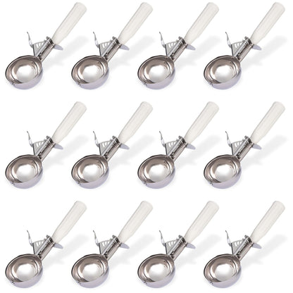 Carlisle FoodService Products 60300-30 Stainless Steel Portion Control Disher Scoop, 1.3 oz, Black, 1 Count