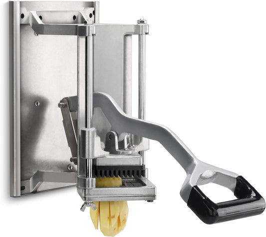 New Star Foodservice 7006872 Extra Heavy Duty French Fry Cutter 3/8" with Wall Bracket, Fixed Counter or Wall Mount