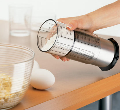 KitchenArt Professional Series 2 Cup Adjust-A-Cup, Champagne Satin, Adjustable, 1/8 to 2-Cup