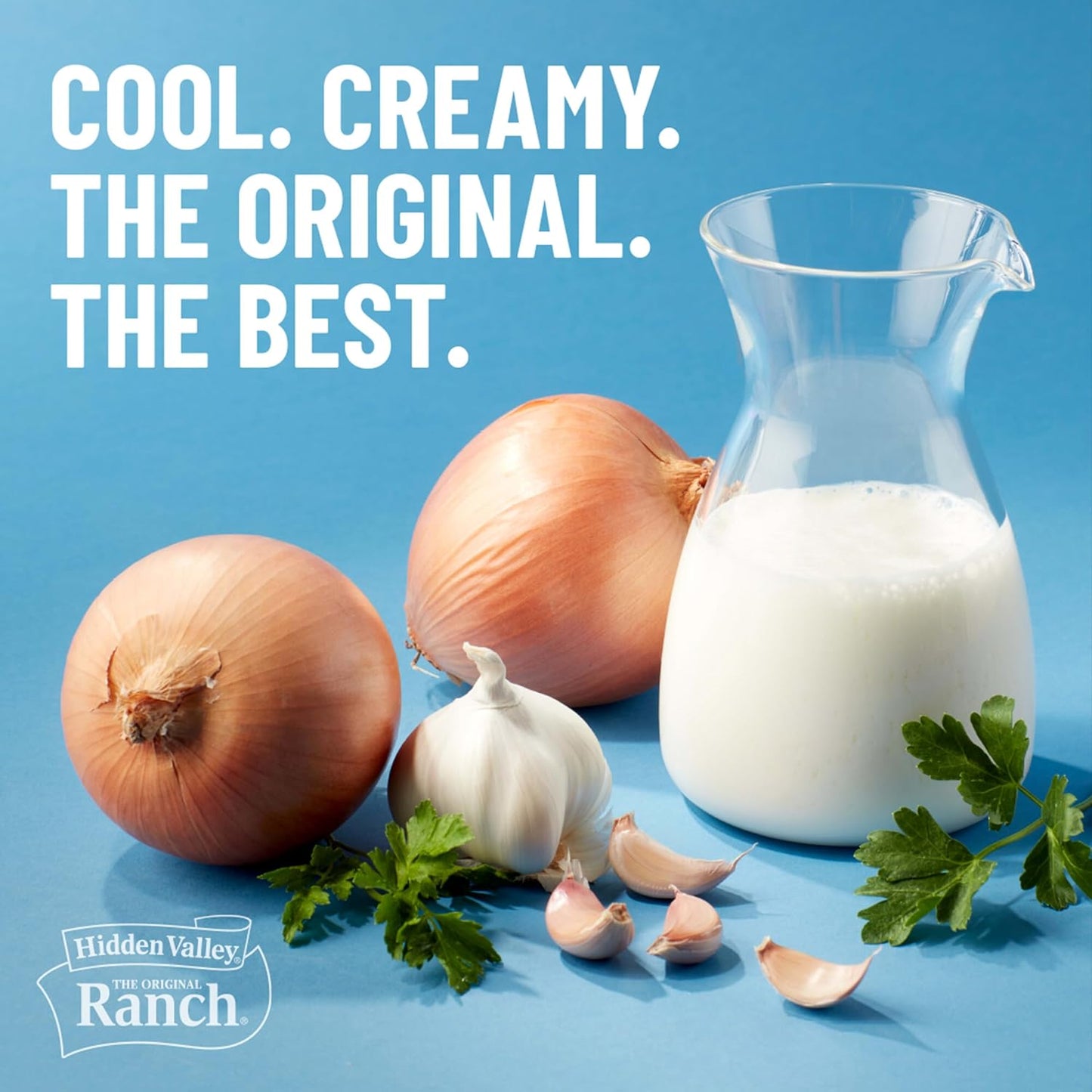 Hidden Valley Original Ranch Organic Salad Dressing & Topping, Gluten Free - 16 Ounce Bottle (Package May Vary)