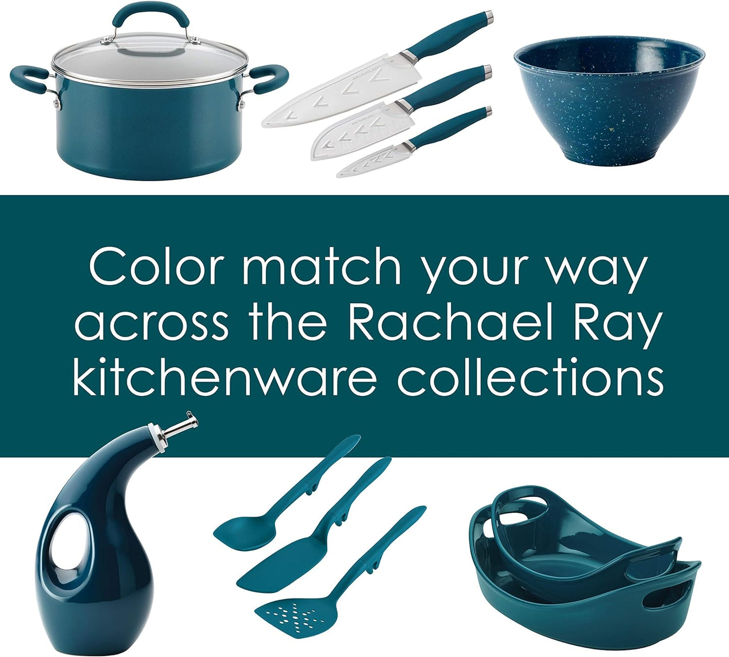 Rachael Ray Tools & Gadgets 2-Piece Nylon Spatula Set, Orange - 51211