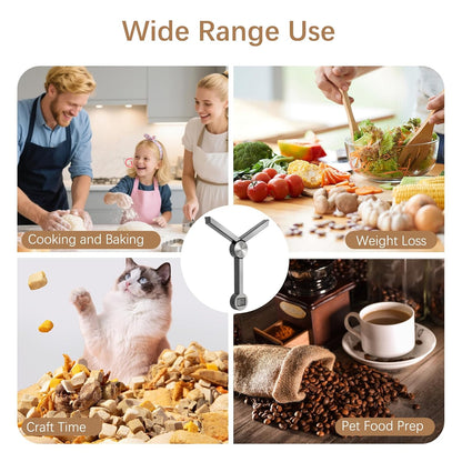 Folding Food Scale, Digital Kitchen Scale, Portable Food Scale Travel Scale for Food, Collapsible Mini Pocket Scale Grams and Ounces, Ideal for Diet Calorie Control Compact Kitchen (Black)