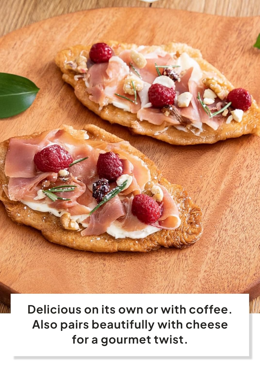Korean Food Flat Croissant Snack, Crispy & Buttery Dessert Bites, Individually Wrapped, Holiday Party Treats & Shareable Snacks, only 102 Calories, Original Flavor, Pack of 10, 크룽지