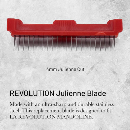 de Buyer REVOLUTION Julienne Blade - 2 mm - Ultra-Sharp Stainless Steel Replacement Blade - Designed for LA MANDOLINE REVOLUTION - Made in France