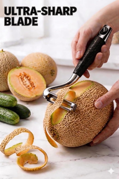 Vegetable Peeler,Nemesis of Bumpy Rough Root,Potato Peeler,Kitchen Sharp Stainless Steel Blade Veggie Gadgets for Fruit Apple Carrot Pumpkin Pineapple SugarCane Squash Papaya,(Right-Hand Only)