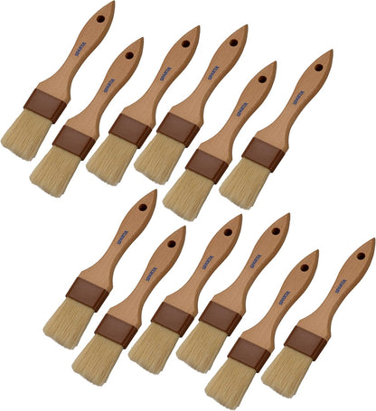 SPARTA Kitchen Basting Brush – 4037300 Basting Brush for Cooking Flat Boar Bristle Brush, Hardwood Handle for Kitchens, Restaurants, Catering, High Heat Food Prep, 1.5in