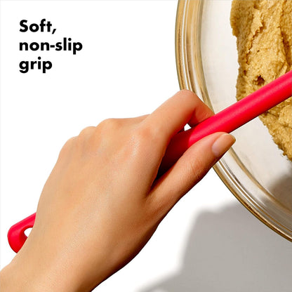 OXO Good Grips 3 Piece Silicone Spatula Set, One Size, Multi, Multicolor