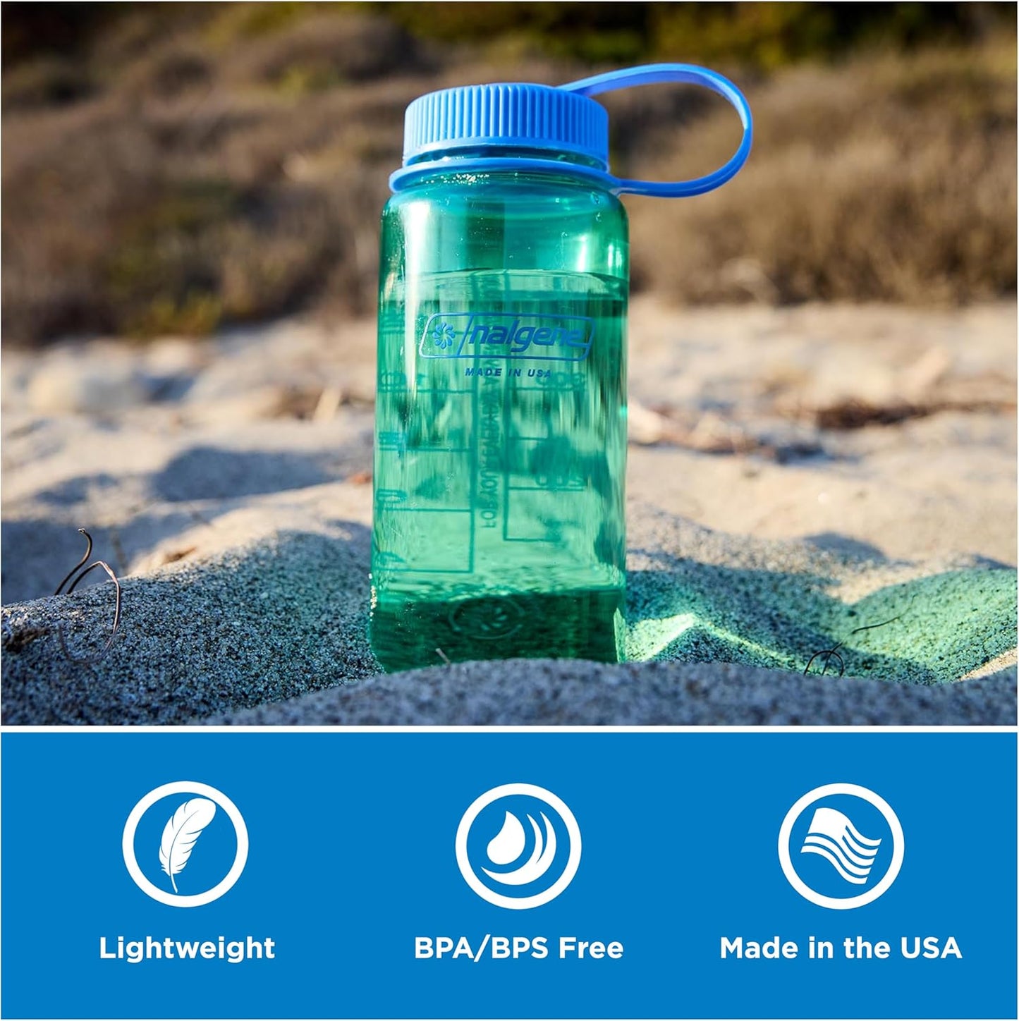 Nalgene HDPE Wide Mouth Round Container