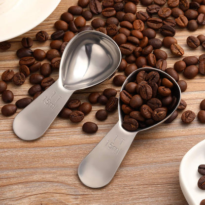 Stainless Steel 1 Tablespoon Measuring Coffee Scoop Spoon, Set of 1