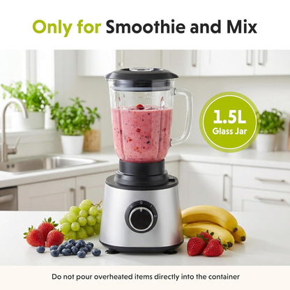 Simple Deluxe 10.5 Cup Food Processor, Multi-Functional Vegetable Choppers Food Grinder with Slicing Shredding Chopping Kneading, Suitable for Smoothie Fruit Dough, 2.6QT, Classic White