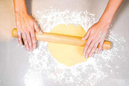 Classic French Rolling Pins Bamboo Wooden Rolling Pin for Baking Pizza Dough Pie Cookie, 13-Inch