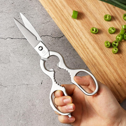 Sunnecko Kitchen Scissors All Purpose Heavy Duty Scissors Titanium Coated, Kitchen Shears for Food, Micro Serrated with Detachable Blades