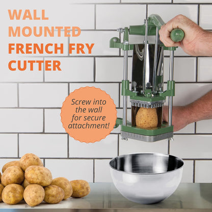 Tiger Chef Commercial Grade French Fry Cutter, Complete Combo Sets 15 Pieces,