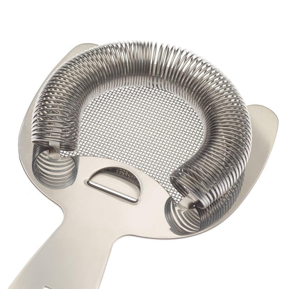 Barfly Fine Mesh Spring Strainer, Black