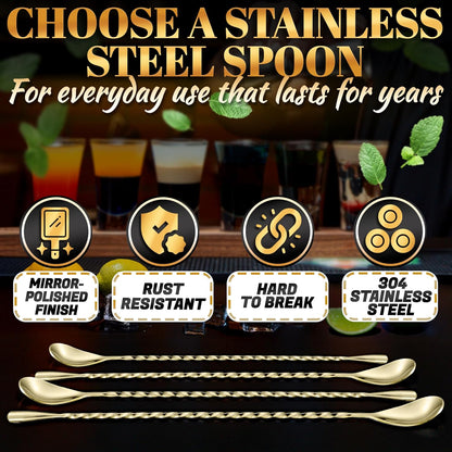 6 PCs Ceramic Handle Coffee Spoons Set – 6.1" Small Dessert Spoons with Floral Design – Stainless Steel Tea & Dessert Sugar Spoon for Coffee Bar, Espresso, Hot Drinks | Kitchen Gift Set for Women