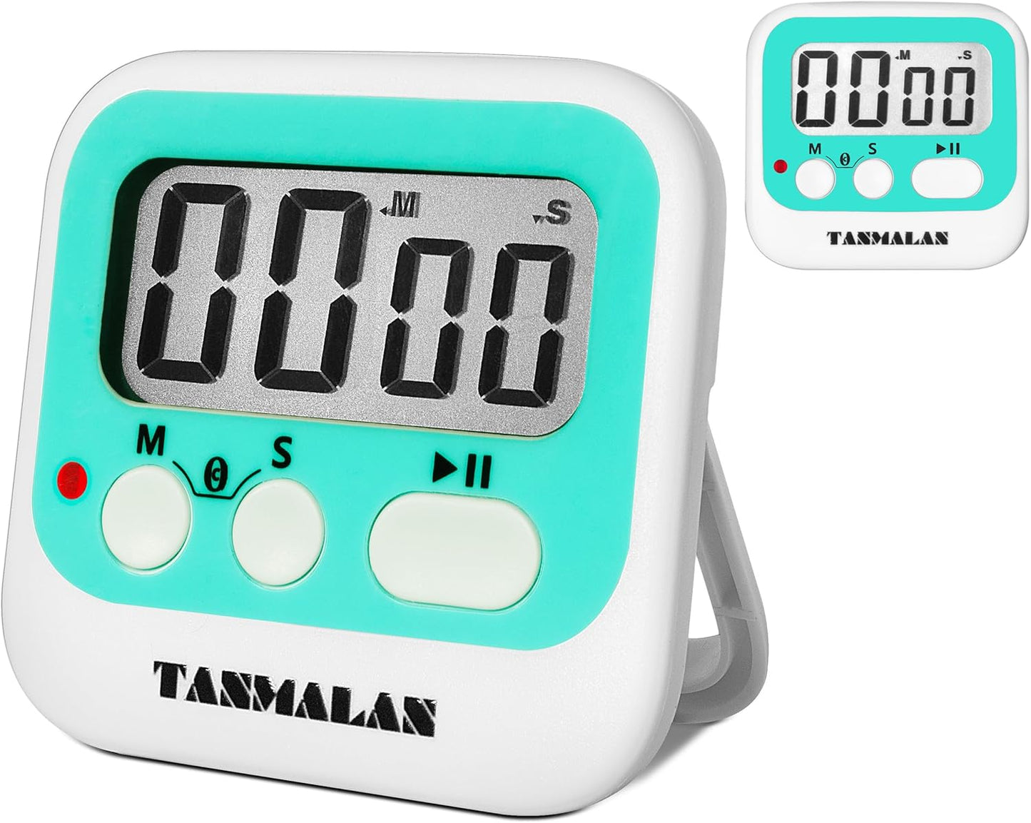 Easy to USE, Digital Kitchen Timer, Magnetic Timer,Tanmalan(Black,1 Pack)