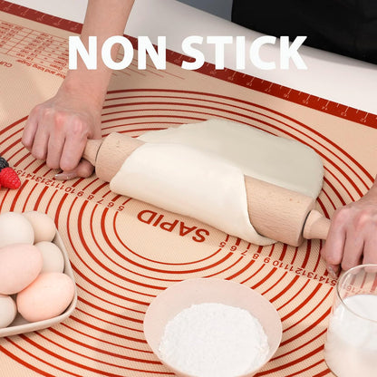 Thick Silicone Pastry Mat Baking Dough Rolling Extra Large 20" x 28"