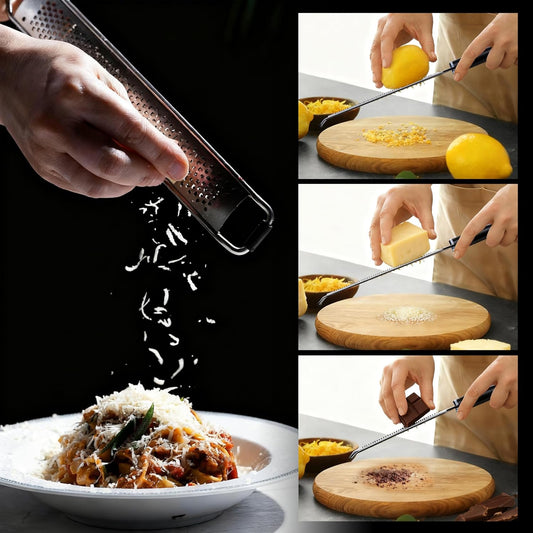 Cheese Grater with Non-Slip Handle, Lemon Zester,L15"x W1.4"