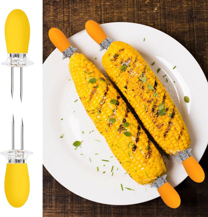Corn Peeler & Stripper Tool, Stainless Steel Kernel Remover, Easy-Grip Handle, Dishwasher Safe - Efficient Corn Stripper for Corn on the Cob, Ideal for Home Kitchens, Meal Prep, and BBQs
