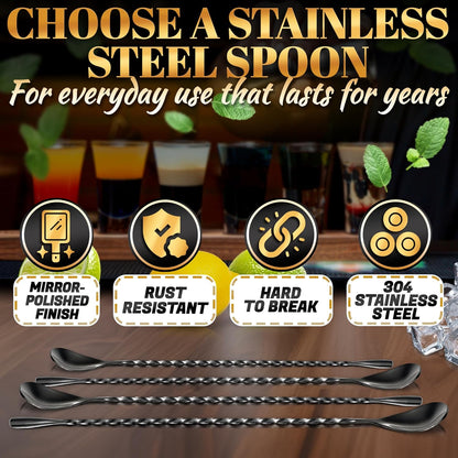 6 PCs Ceramic Handle Coffee Spoons Set – 6.1" Small Dessert Spoons with Floral Design – Stainless Steel Tea & Dessert Sugar Spoon for Coffee Bar, Espresso, Hot Drinks | Kitchen Gift Set for Women