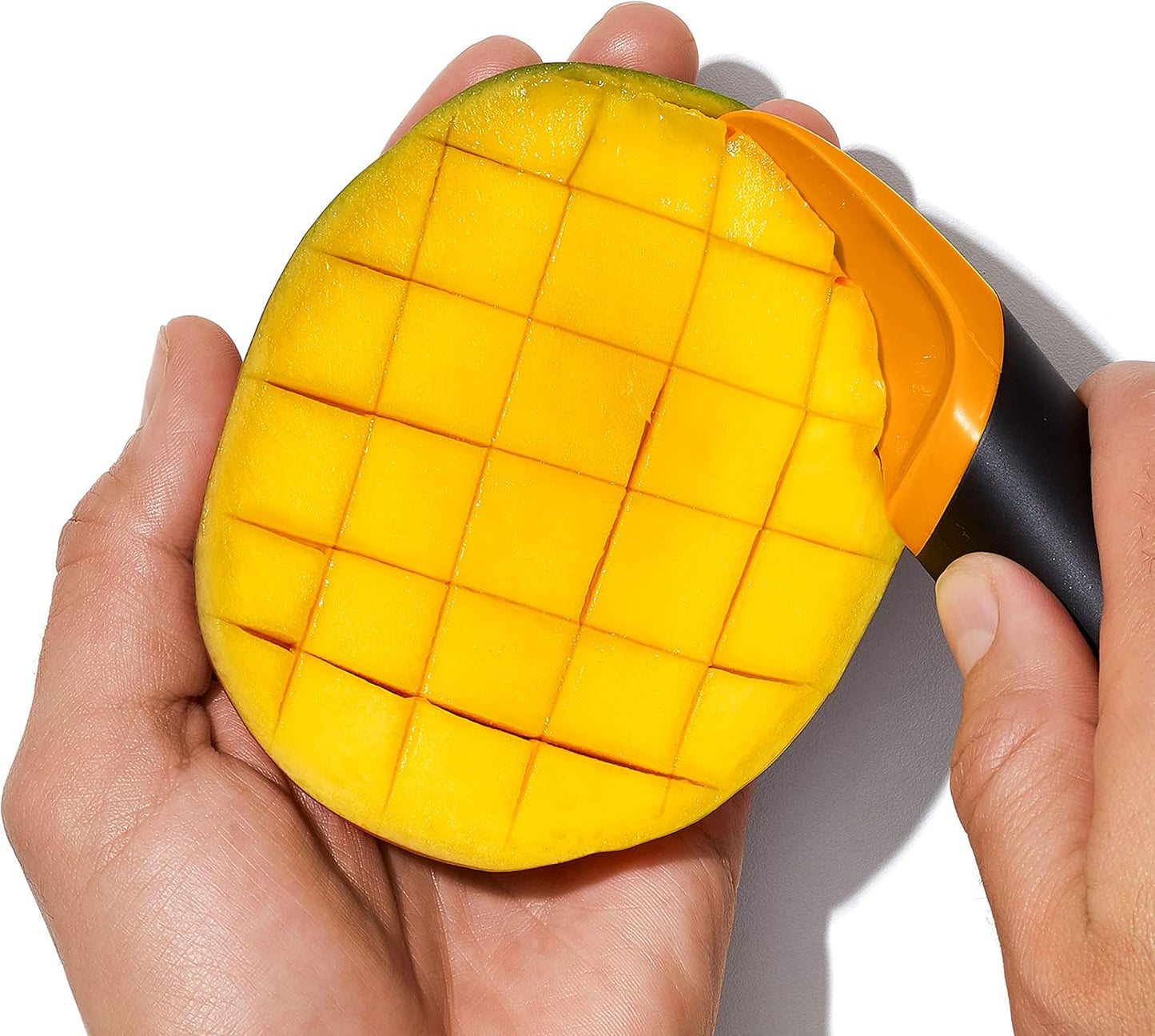 OXO Good Grips Mango Slicer with Scoop,Orange 1 x 1.5 x 7"