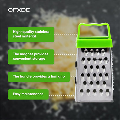 Miniature Hand Garlic Box Grater- Pack of 3 - Cheese and Ginger Mini Zester - Small Nutmeg Grater