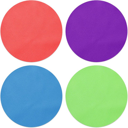 Rubber Jar Opener, 4PCS Jar Opener for Weak Hands, Rubber Jar Opener Gripper Pad for Seniors with Arthritis, Heat Insulation Kitchen Coasters