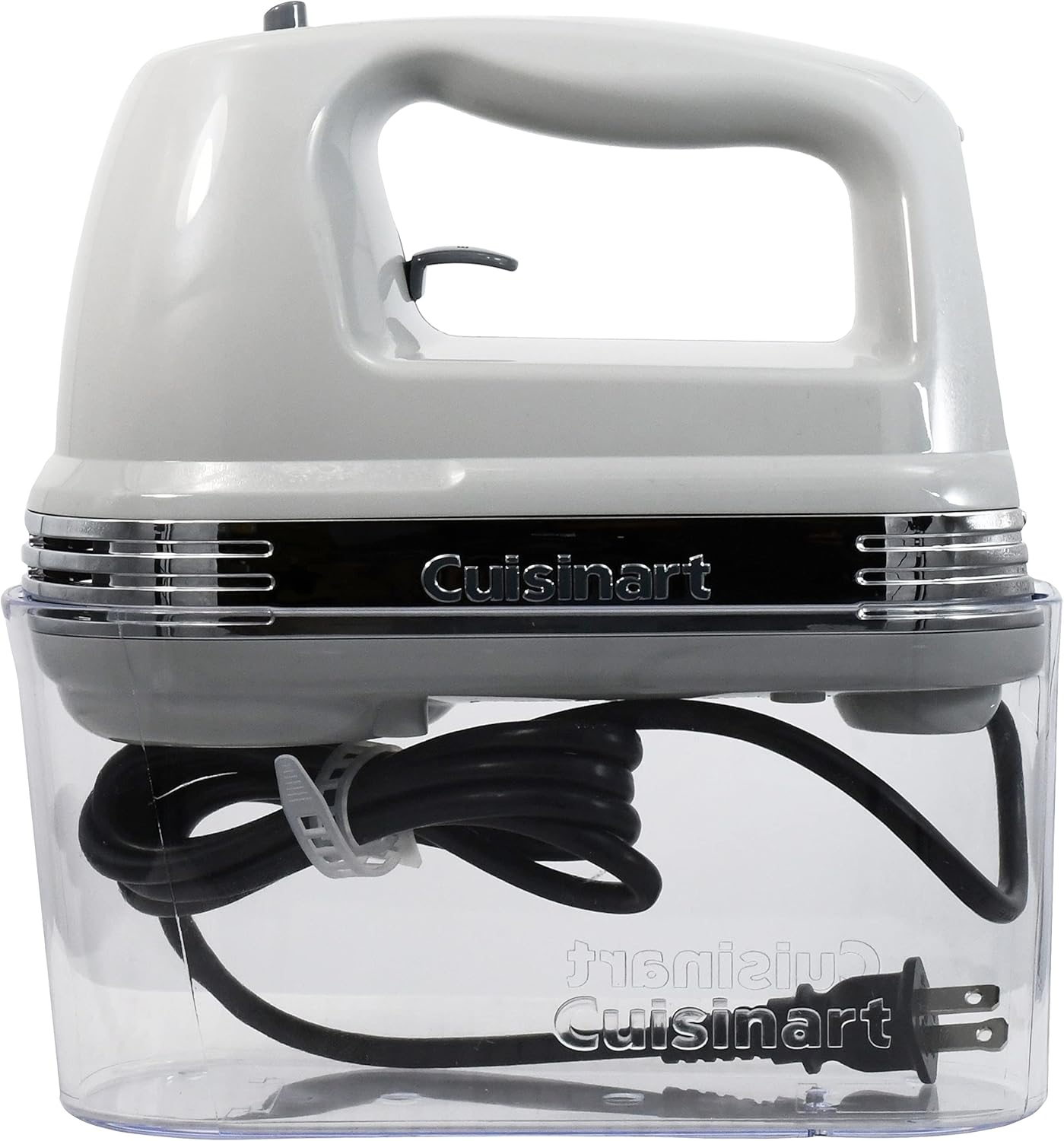 Cuisinart Power Advantage Plus 9-Speed Hand Mixer, 220W Motor, Electric Mixer with Dishwasher-Safe Beaters, Storage Case, HM-90BCS, Brushed Chrome