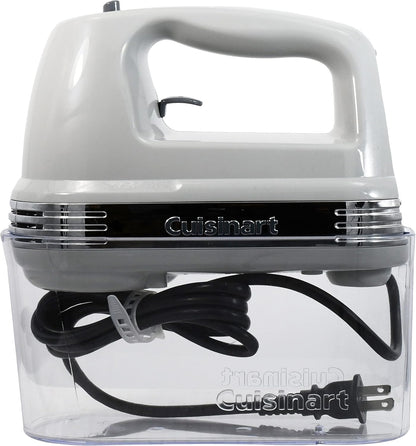 Cuisinart Power Advantage Plus 9-Speed Hand Mixer, 220W Motor, Electric Mixer with Dishwasher-Safe Beaters, Storage Case, HM-90BCS, Brushed Chrome