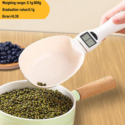 2026 New Digital Measuring Spoon, Digital Food Measuring Scoop Scale - Electronic Kitchen Measuring Spoon Scale for Cooking Baking - Smart Adjustable Measure Cup for Home Cooks Bakers Chefs Pet Owners