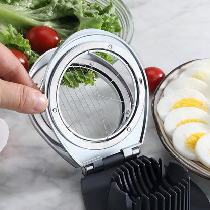 New Star Foodservice 36459 Commercial Grade Aluminum Egg Slicer, Mushroom Slicer with Stainless Steel Wire (Hand Wash Only)