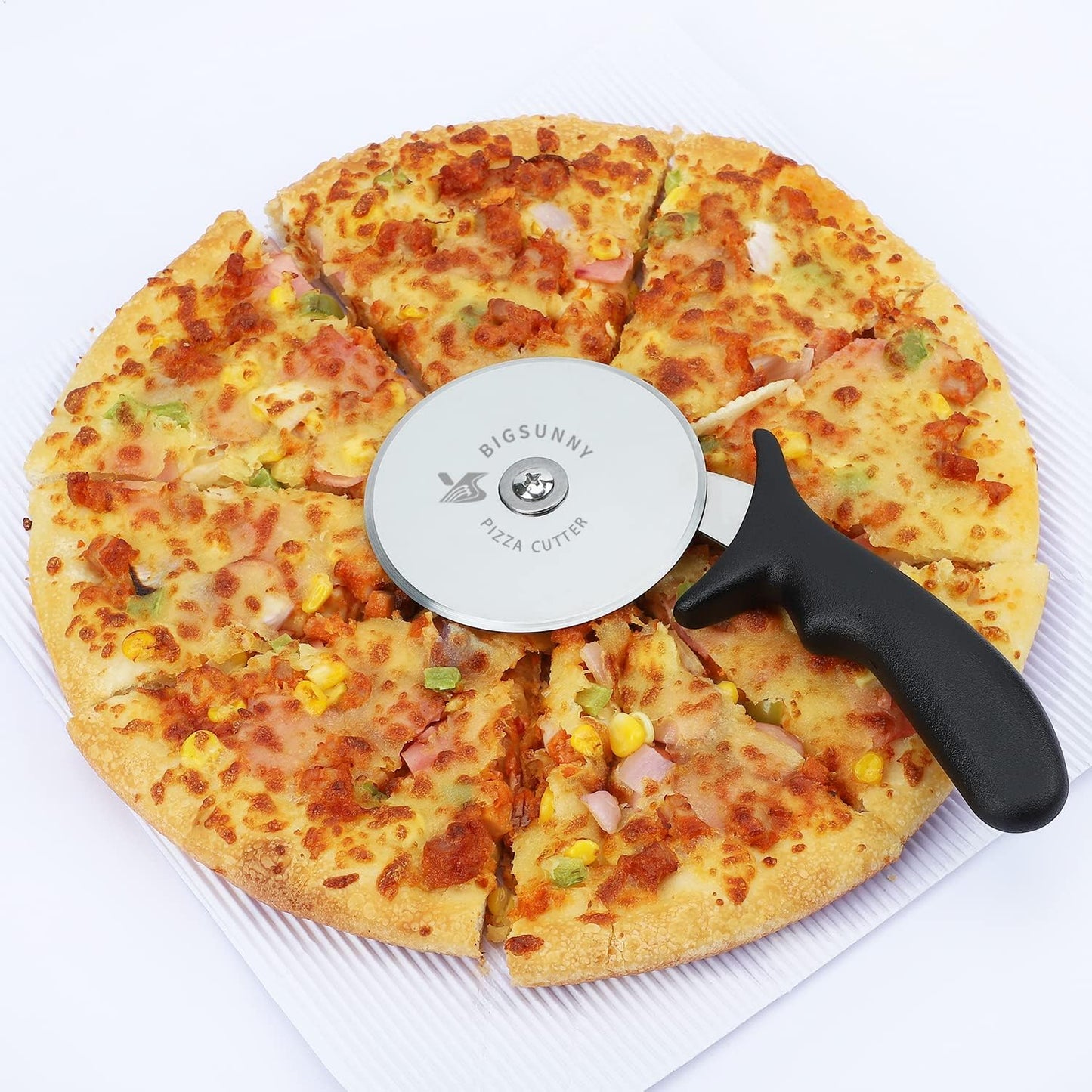 MSY BIGSUNNY Dough Scraper Baking Pastry Cutter Good Grip Pastry Scraper Chopper Stainless Steel Dough Cutter